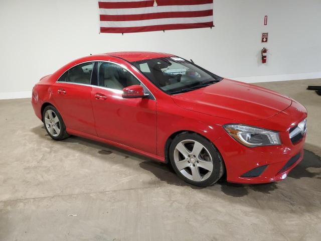 WDDSJ4GB4FN181142 - 2015 MERCEDES-BENZ CLA 250 4MATIC RED photo 4
