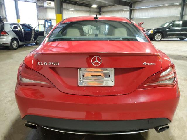 WDDSJ4GB4FN181142 - 2015 MERCEDES-BENZ CLA 250 4MATIC RED photo 6