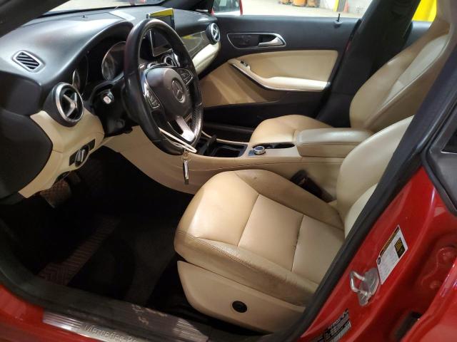 WDDSJ4GB4FN181142 - 2015 MERCEDES-BENZ CLA 250 4MATIC RED photo 7