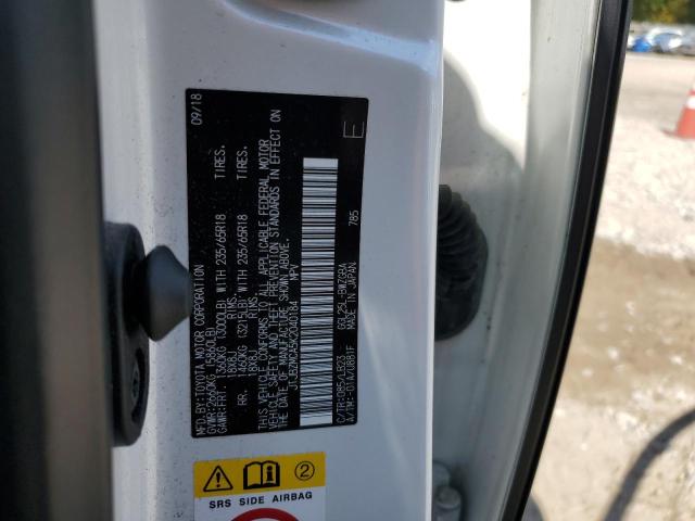 JTJBZMCA5K2040184 - 2019 LEXUS RX 350 BASE WHITE photo 14