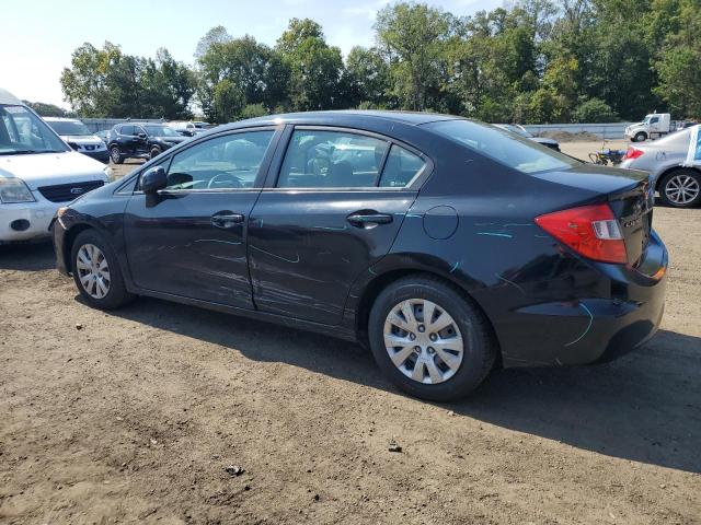 2HGFB2F53CH599156 - 2012 HONDA CIVIC LX BLACK photo 2