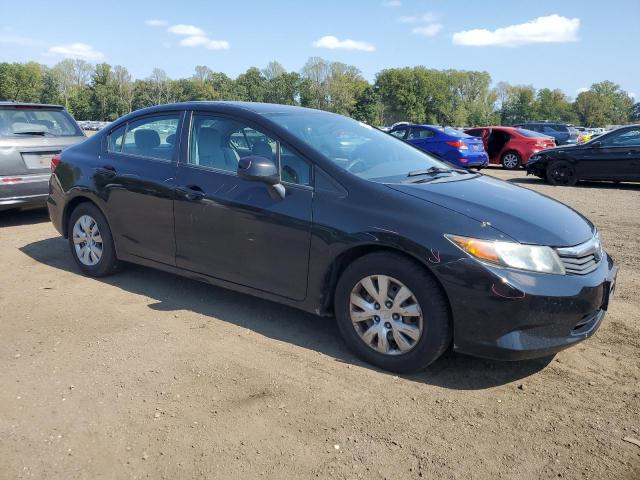 2HGFB2F53CH599156 - 2012 HONDA CIVIC LX BLACK photo 4