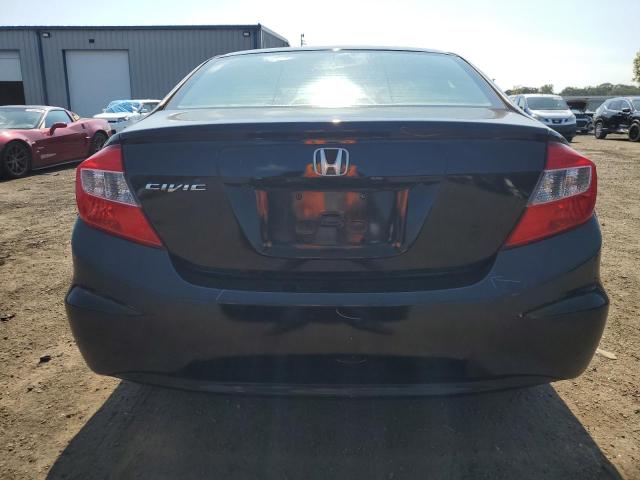 2HGFB2F53CH599156 - 2012 HONDA CIVIC LX BLACK photo 6