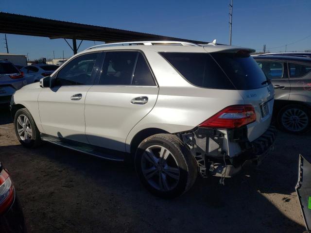 4JGDA5JB7FA488034 - 2015 MERCEDES-BENZ ML 350 WHITE photo 2