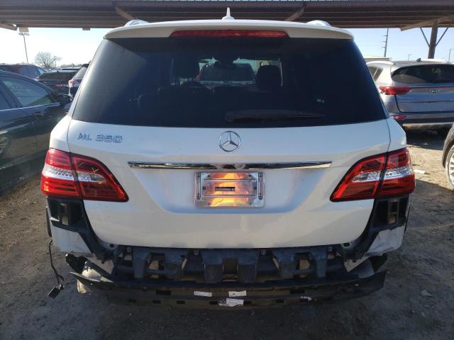 4JGDA5JB7FA488034 - 2015 MERCEDES-BENZ ML 350 WHITE photo 6