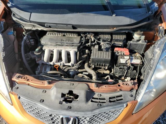 JHMGE8H41AS013642 - 2010 HONDA FIT SPORT برتقالي صورة 11