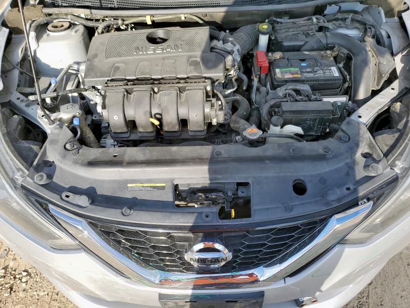 3N1AB7AP7KL612854 - 2019 NISSAN SENTRA S SILVER photo 11