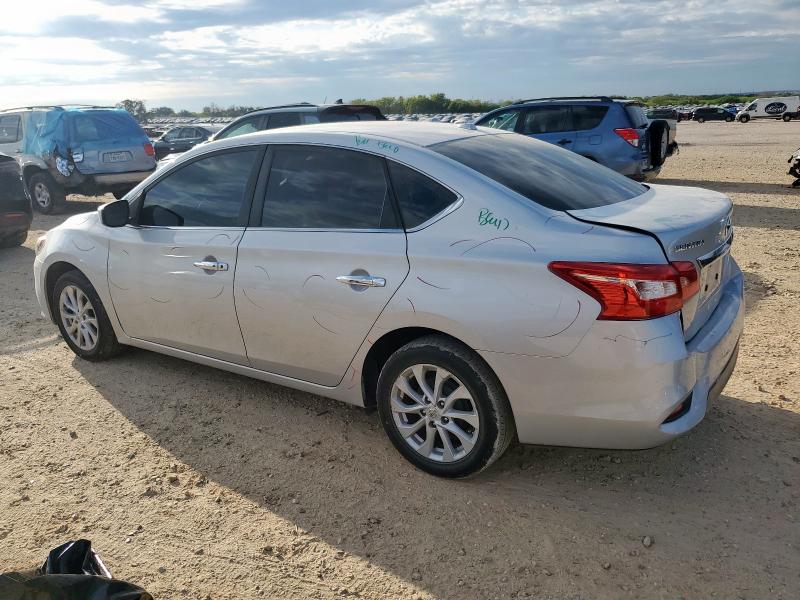 3N1AB7AP7KL612854 - 2019 NISSAN SENTRA S SILVER photo 2