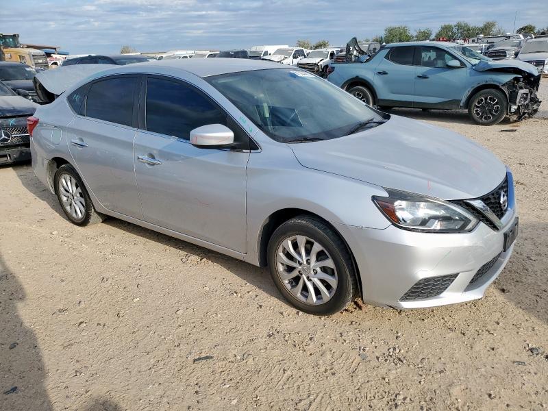 3N1AB7AP7KL612854 - 2019 NISSAN SENTRA S SILVER photo 4