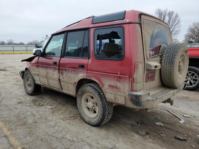 SALJY1240WA773596 - 1998 LAND ROVER DISCOVERY RED photo 2