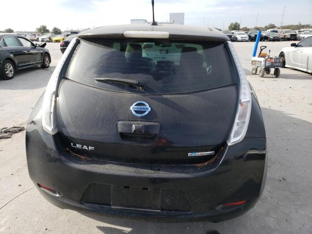 1N4AZ0CP6DC408581 - 2013 NISSAN LEAF S BLACK photo 6