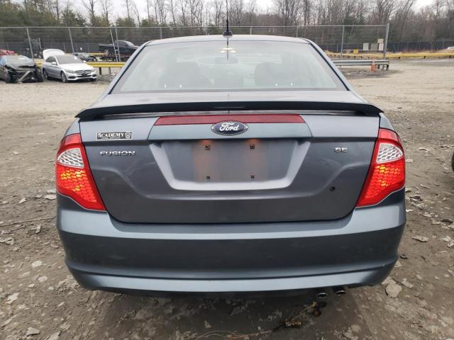 3FAHP0HA0CR388840 - 2012 FORD FUSION SE BLUE photo 6