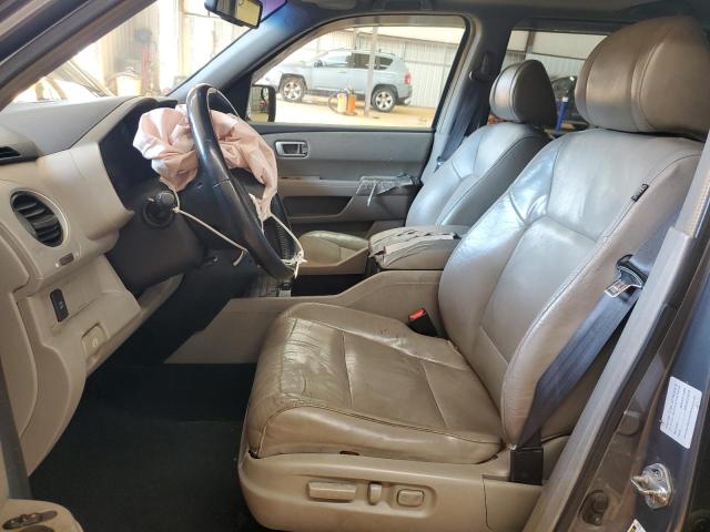 5FNYF38629B024987 - 2009 HONDA PILOT EXL GRAY photo 7