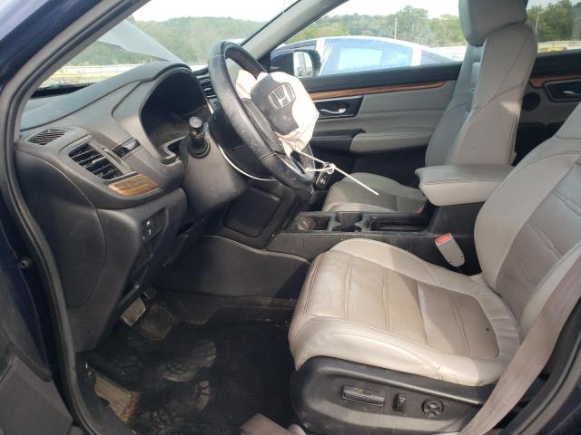 7FARW2H81JE036296 - 2018 HONDA CR-V EXL BLUE photo 7