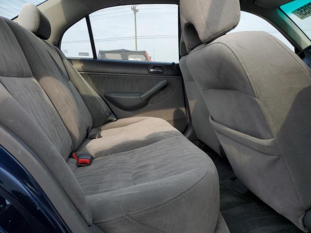 2HGES16595H610539 - 2005 HONDA CIVIC LX BLUE photo 10