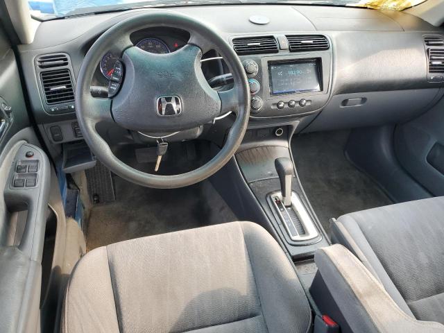 2HGES16595H610539 - 2005 HONDA CIVIC LX BLUE photo 8