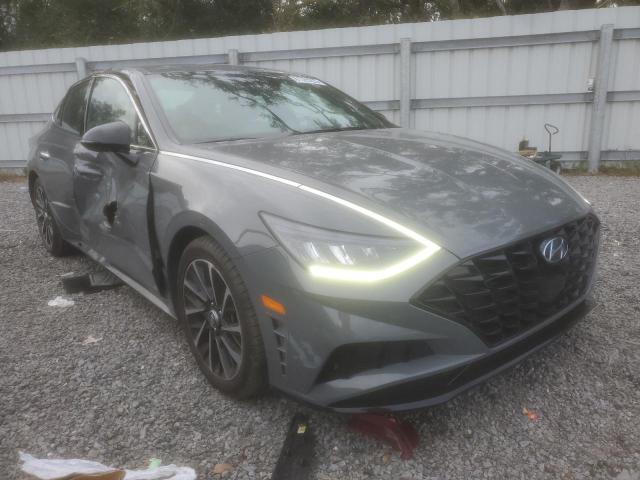 5NPEJ4J22LH026066 - 2020 HYUNDAI SONATA SEL PLUS GRAY photo 4