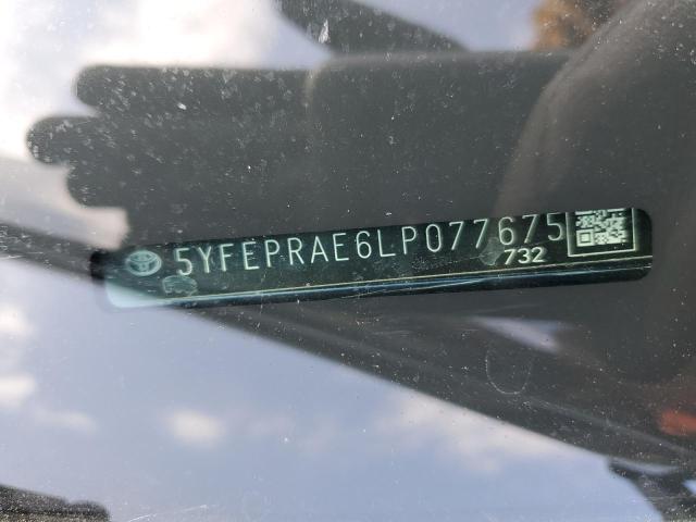 5YFEPRAE6LP077675 - 2020 TOYOTA COROLLA LE 蓝色 照片 12