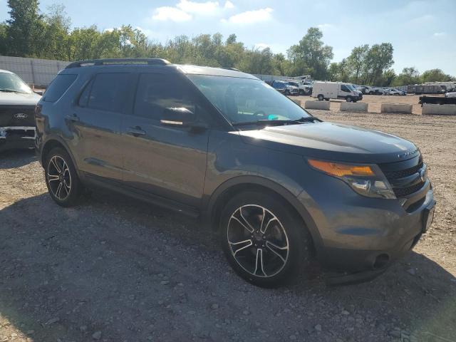 1FM5K8GT2FGA44396 - 2015 FORD EXPLORER SPORT ნაცრისფერი ფოტო 4