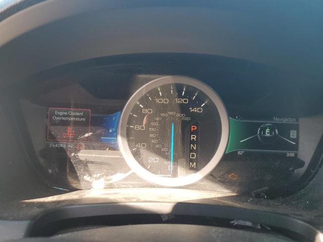 1FM5K8GT2FGA44396 - 2015 FORD EXPLORER SPORT ნაცრისფერი ფოტო 9