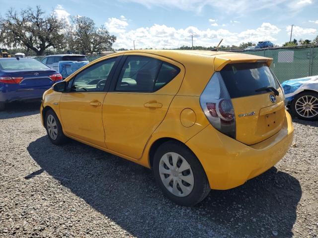 JTDKDTB35E1073341 - 2014 TOYOTA PRIUS C 黄色 照片 2