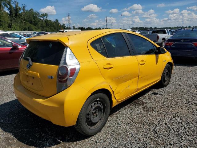 JTDKDTB35E1073341 - 2014 TOYOTA PRIUS C 黄色 照片 3