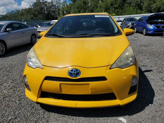 JTDKDTB35E1073341 - 2014 TOYOTA PRIUS C 黄色 照片 5