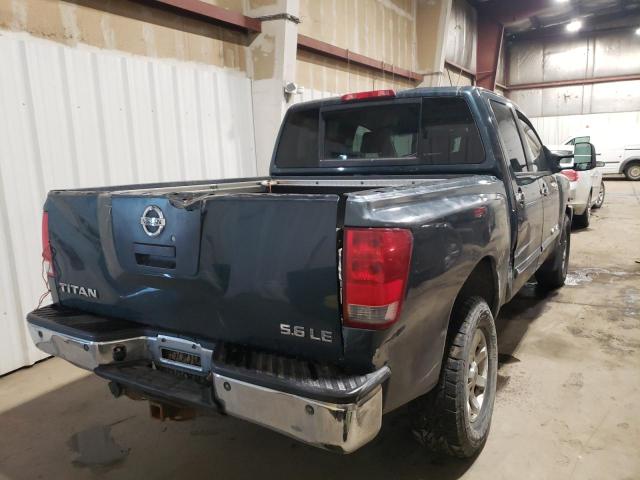 1N6AA07B97N224077 - 2007 NISSAN TITAN XE BLUE photo 3