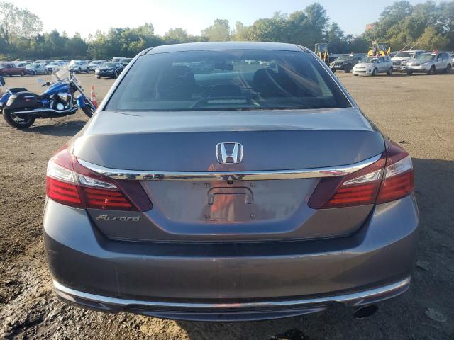 1HGCR2F32GA120100 - 2016 HONDA ACCORD LX GRAY photo 6
