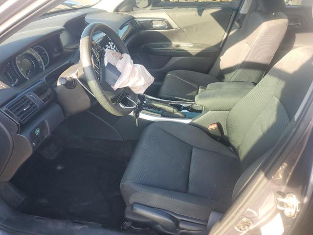 1HGCR2F32GA120100 - 2016 HONDA ACCORD LX GRAY photo 7
