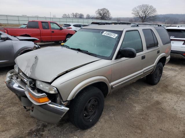 1GNDT13W1Y2328856 - 2000 CHEVROLET BLAZER SILVER photo 1