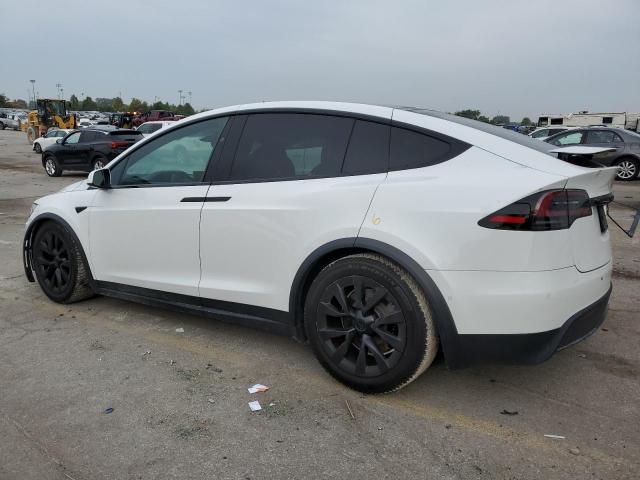 7SAXCDE56NF361164 - 2022 TESLA MODEL X WHITE photo 2