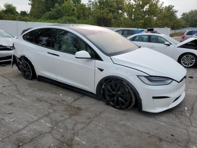 7SAXCDE56NF361164 - 2022 TESLA MODEL X WHITE photo 4