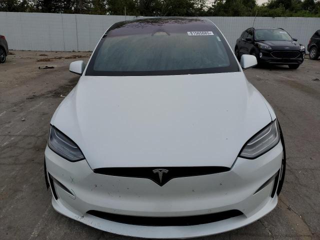 7SAXCDE56NF361164 - 2022 TESLA MODEL X WHITE photo 5
