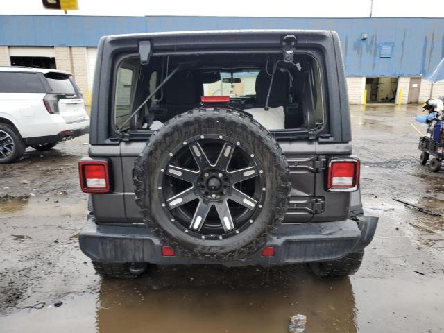 1C4HJXEN0KW514931 - 2019 JEEP WRANGLER U SAHARA Сұр фото 6