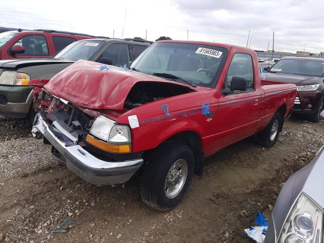 1FTYR10C3WUB76809 - 1998 FORD RANGER RED photo 1