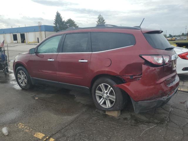 1GNKRGKDXHJ117928 - 2017 CHEVROLET TRAVERSE LT 栗色 照片 2