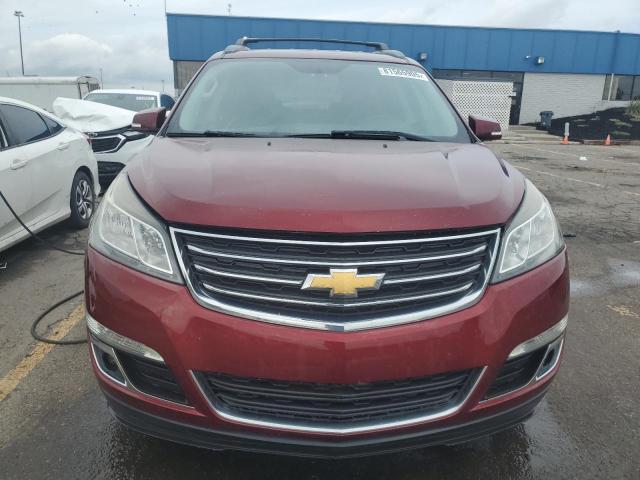 1GNKRGKDXHJ117928 - 2017 CHEVROLET TRAVERSE LT 栗色 照片 5