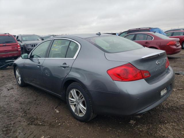 JN1CV6ARXDM764759 - 2013 INFINITI G37 GRAY photo 2