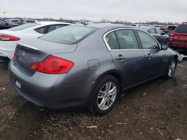 JN1CV6ARXDM764759 - 2013 INFINITI G37 GRAY photo 3