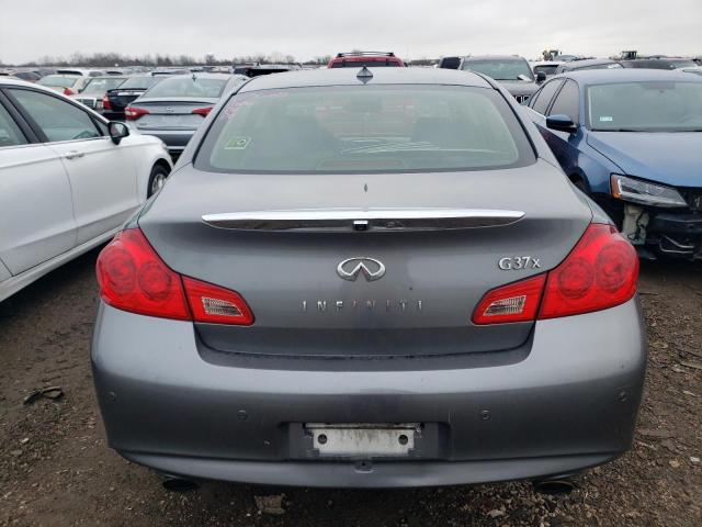 JN1CV6ARXDM764759 - 2013 INFINITI G37 GRAY photo 6