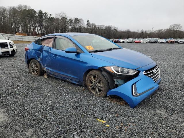 5NPD84LFXHH039839 - 2017 HYUNDAI ELANTRA SE BLUE photo 4