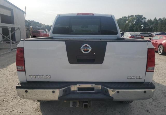 1N6AA07C29N302355 - 2009 NISSAN TITAN XE WHITE photo 6