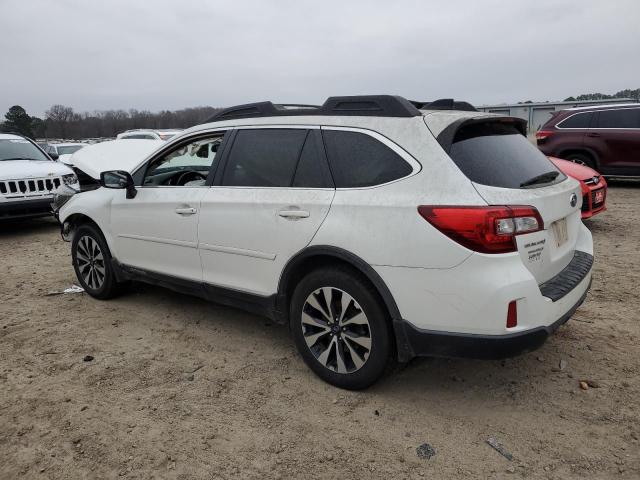 4S4BSBNC9G3291989 - 2016 SUBARU OUTBACK 2.5I LIMITED WHITE photo 2