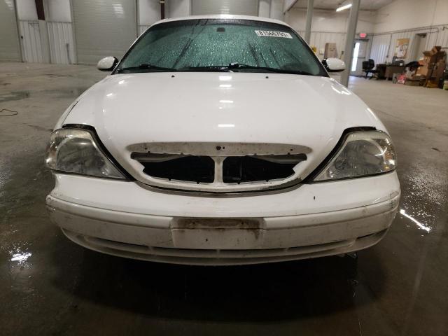 1MEFM50U03G608643 - 2003 MERCURY SABLE GS WHITE photo 5