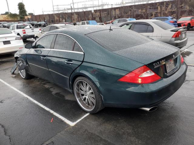 WDDDJ75X86A073932 - 2006 MERCEDES-BENZ CLS 500C GREEN photo 2