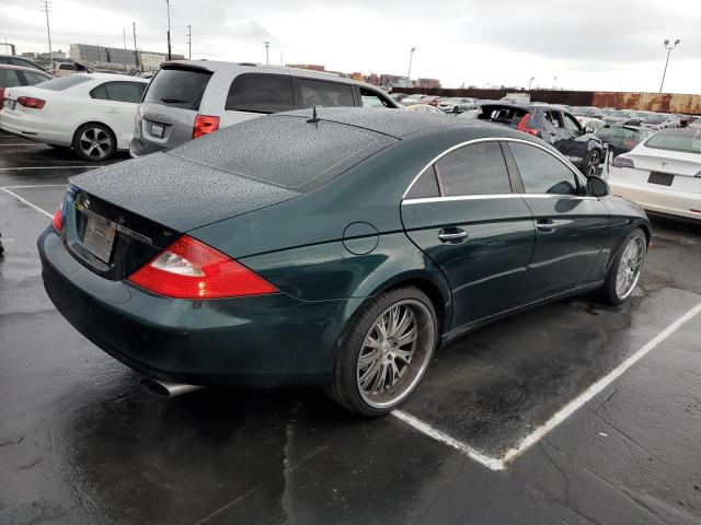 WDDDJ75X86A073932 - 2006 MERCEDES-BENZ CLS 500C GREEN photo 3