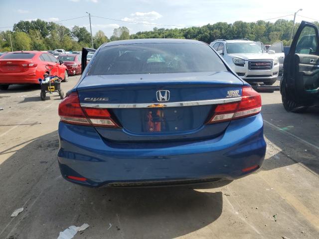 19XFB2F59EE002377 - 2014 HONDA CIVIC LX BLUE photo 6