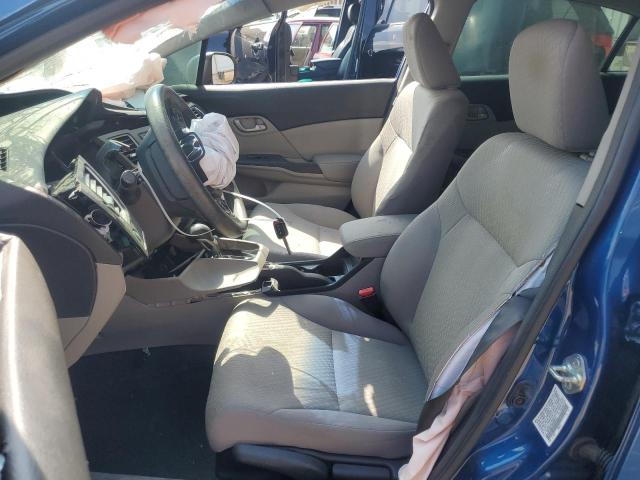 19XFB2F59EE002377 - 2014 HONDA CIVIC LX BLUE photo 7