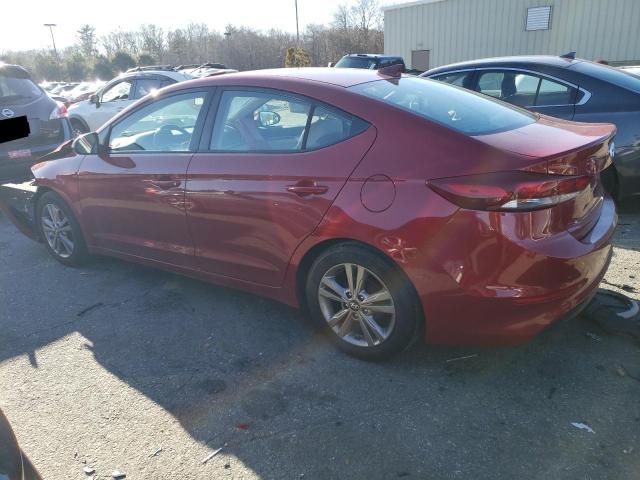 KMHD84LF7HU222780 - 2017 HYUNDAI ELANTRA SE RED photo 2